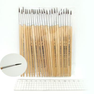 Пензлик поні круглий 15 см (ГОСТ рос.№2)(Штрих-код), 25шт Пензлик поні круглий 15 см (ГОСТ рос.№2)(Штрих-код), 25шт