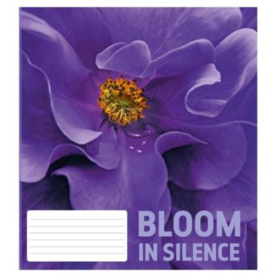 Зошит учнівський повноколірний 18 арк., клітинка. "Квіти 2"