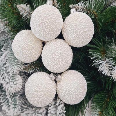 Прикраса новорічна "Іній сніг" 80d, (6шт.в уп)(ц 6 Прикраса новорічна "Іній сніг" 80d, (6шт.в уп)(ц 6