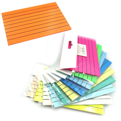 P77-X Стікери для нотаток PET лінія 50шт., 125*75мм 1шт/єтик