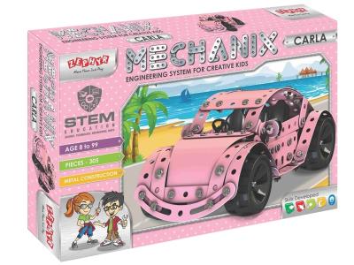 Металевий конструктор, розвиваючий у кейсі "MECHANIX" Авто "Карла" (305 елм.)