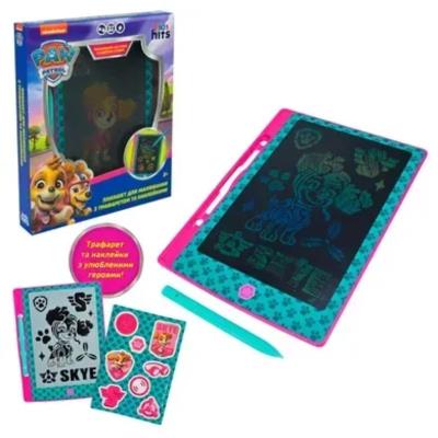 Планшет для малювання Paw Patrol арт. KH73/002L (40шт) LCD екран 8,5'', трафарет, наліпки в кор. 21* Планшет для малювання Paw Patrol арт. KH73/002L (40шт) LCD екран 8,5'', трафарет, наліпки в кор. 21*