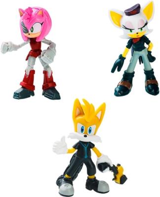 Набор игровых фигурок SONIC PRIME – РЕБЕЛ РУЖ, ТЕЙЛЗ, РАСТИ РОУЗ (3 фигурки, 6,5 cm) Набор игровых фигурок SONIC PRIME – РЕБЕЛ РУЖ, ТЕЙЛЗ, РАСТИ РОУЗ (3 фигурки, 6,5 cm)