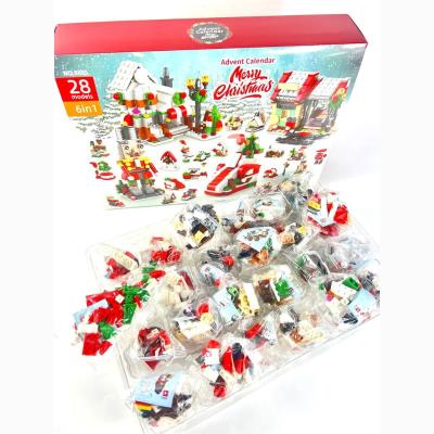 Конструктор арт. 8885 (16шт) адвент-календар "Merry Christmas" у короб.38*26*7см