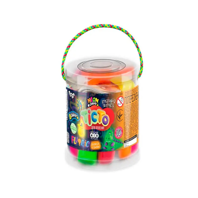 Креативна творчість "ТІСТО ДЛЯ ЛІПЛЕННЯ "FLUORIC" туба 8 кольорів