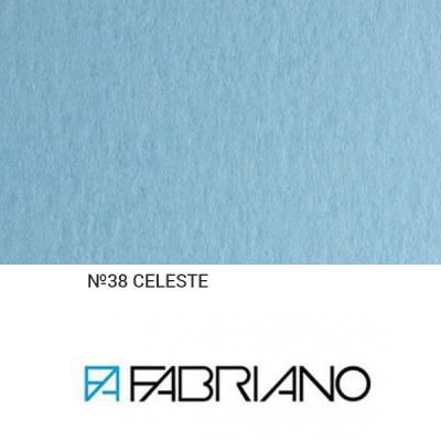 Бумага для дизайна Colore A4 (21*29,7см), №38 сeleste, 200г/м2, голубая, мелкое зерно, Fabriano