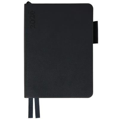 Щоденник-діловий записник А6 Leo Planner датований 2026 "Binario", м'який, синій, 352 сторінки