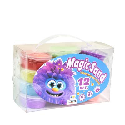 Набір кінетичного піску "Magic sand" 12 шт Strateg (39405)..
