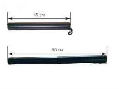 тубус для креслень d-6 см, телескоп., чорн., 45-80 см, 9013, NORMA (1) тубус для креслень d-6 см, телескоп., чорн., 45-80 см, 9013, NORMA (1)