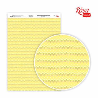 Бумага дизайнерская односторонняя „Sweet Girl“ 4, 21х29,7 см, глянцевая, 250 г/м2, ROSA TALENT