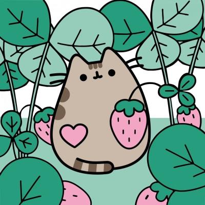 Картина за номерами SANTI "Пушин. Полуничка", 25*25см