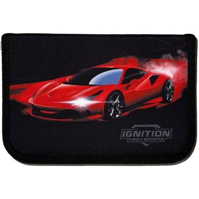 пенал 1-яр. пустий, поліестер, "Red Car", 24010C