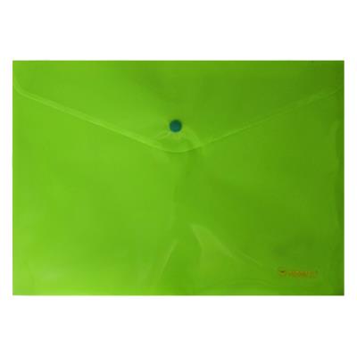 Папка с кнопкой, А4, РР 160мкн "Neon", зелен., 5106-04, NORMA