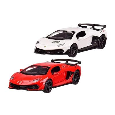 Машина мет. АВТОПРОМ арт. 4338 (96шт/2), 1: 43 Lamborghini Aventador SVJ, 2 кольор., відк.двері, кор