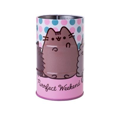 Стакан-підставка бочка Yes «Pusheen» метал