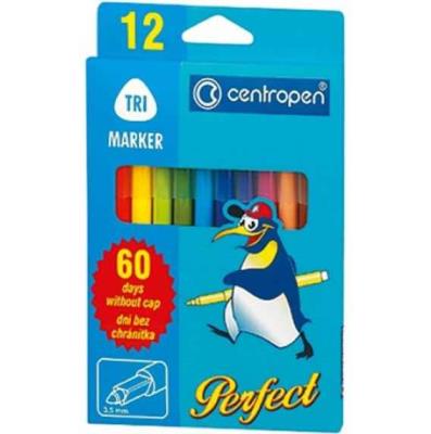 Фломастеры Centropen, 2510, Perfect, 12 цветов Фломастеры Centropen, 2510, Perfect, 12 цветов