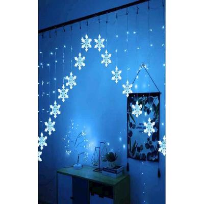 Шторка-арка сніжинка 3м*1,2м, синя (20) Шторка-арка сніжинка 3м*1,2м, синя (20)