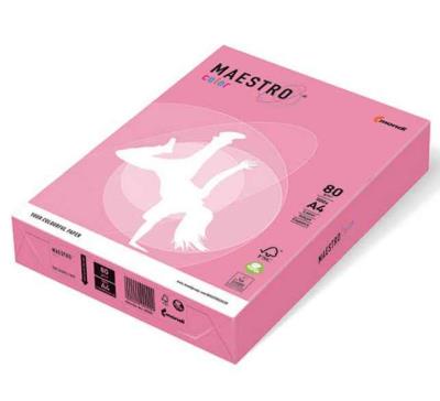 Папір Мaestro Сolor Neon A4, 80г/м2, 500 арк, Neopi неон рожевий (1/5/200)