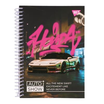Блокнот YES А5/64 7БЦ cпіраль "Auto show. Honda", клітинка