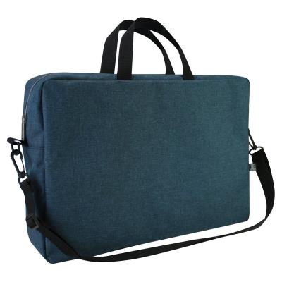 Сумка для документів, текстильна, А4+, темно-синя