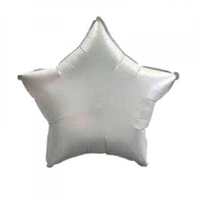 Кулька фольг. Pelican 10' ЗІРКА САТИН БІЛА 25 см, (ціна за упак/5шт) Кулька фольг. Pelican 10' ЗІРКА САТИН БІЛА 25 см, (ціна за упак/5шт)