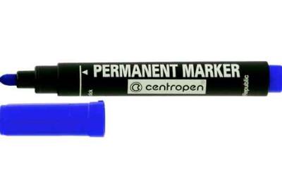 Маркер Permanent 2.5 мм, синий, круглый, 8566