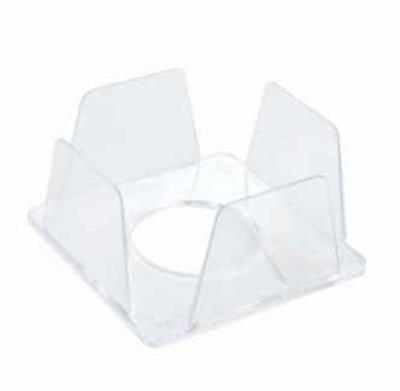 Бокс для паперу КІП, 9*9*4,5 см, прозорий (12/252) Бокс для паперу КІП, 9*9*4,5 см, прозорий (12/252)