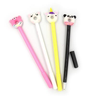 A2012 Ручка дитяча з іграшкою "Animals" гелева, синя, mix, 12шт/етик.