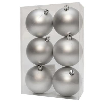 Куля Новорічна "Металік" 60d (6шт.)