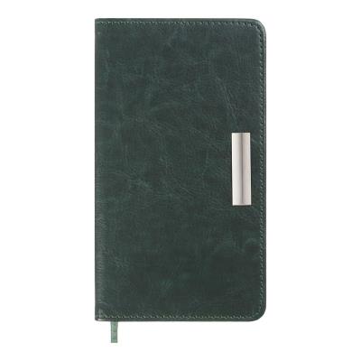 Щотижневик датов. 2026 кишеньк. SALERNO, 85*153, зелений, штуч. шкіра