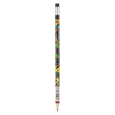 Олівець YES чорнографітний, круглий з ластиком Jurassic World, 1 шт, 280608 (1/36)