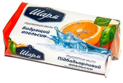Мыло твердое Шарм Бодрый апельсин марка К 70гр