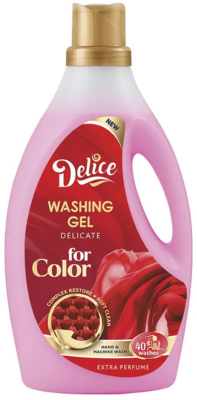 Гель для прання кольорових речей Delice 2л (6 шт/ящ) Гель для прання кольорових речей Delice 2л (6 шт/ящ)