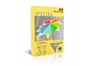 Бумага цветная Spectra Сolor Yellow 160, А4, 160 г/м2(80), 250 листов, пастель желтый Бумага цветная Spectra Сolor Yellow 160, А4, 160 г/м2(80), 250 листов, пастель желтый