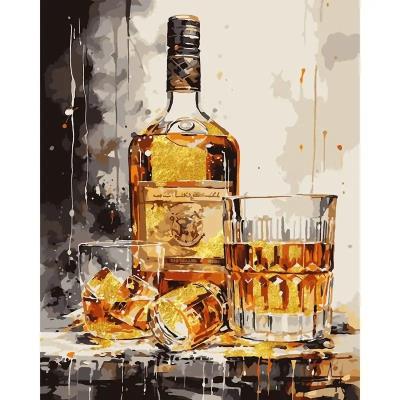 Картина за номерами SANTI "Віскі з льодом", 40*50см, поталь