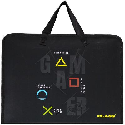 папка з ручками " Gamer", PP, 600 мкм, 350*255*45 мм,5633-25C,CLASS