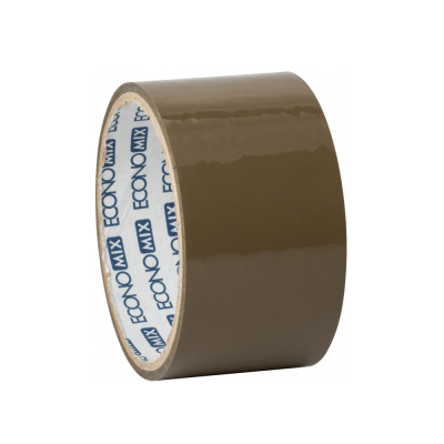 Лента клейкая упаковочная, ширина 48 мм, длина 20 м, Economix, коричневая, Е40826 Лента клейкая упаковочная, ширина 48 мм, длина 20 м, Economix, коричневая, Е40826