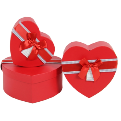 Подарункові коробки UFO 50341-301 RED HEART №3 22x20x9см Подарункові коробки UFO 50341-301 RED HEART №3 22x20x9см