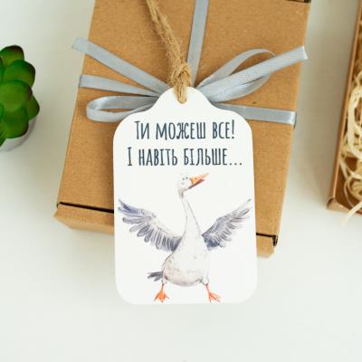 lfd0149 Листівка "Ти можеш все!" (гусак)