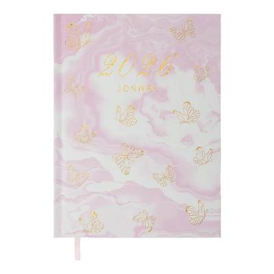 Щоденник датов. поліграфічний MIST 2026, A5, світло-рожевий