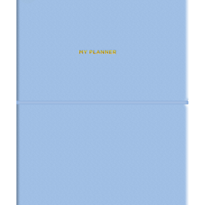 Планер недатований A5 208 ст., PU, м'яка палітурка, кремовий блок, 80г/м2