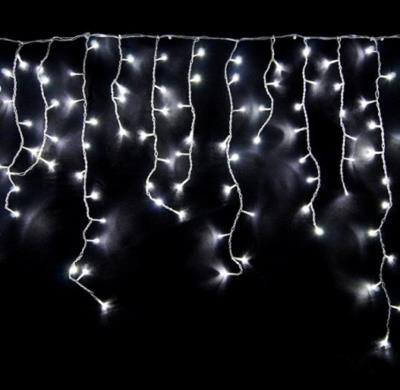 Гірлянда вулична на б/п 3м, 100LED з перехідн.біла Гірлянда вулична на б/п 3м, 100LED з перехідн.біла