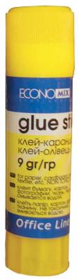 Клей-карандаш Economix 41202, основа PVA, 9 г Клей-карандаш Economix 41202, основа PVA, 9 г