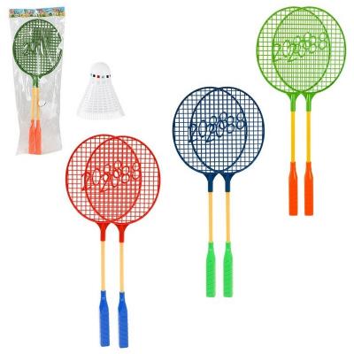 Набір для бадмінтону арт. 999 (288шт/2) 2 ракетки, воланчик у пакеті, 2 кольори, 17*2*50 см