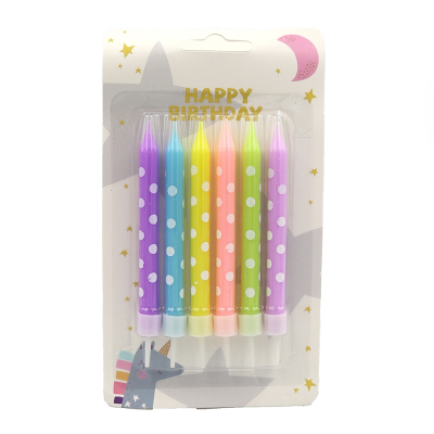 Набір свічок для торта "Happy birthday" 6шт., блістер 1шт/єтік DSCN9321 