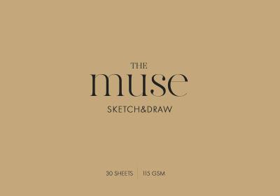 Альбом для малювання, А4/30арк., 120г/м2, крафт, MUSE