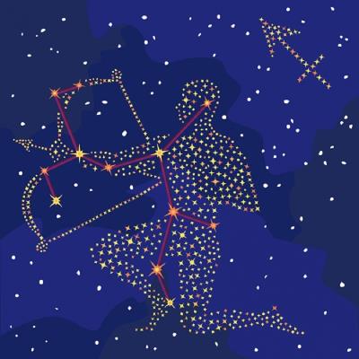 Набір для розпису по номерах. Фарба "металік" Зоряний знак "Стрілець", 50*50 см (1) Набір для розпису по номерах. Фарба "металік" Зоряний знак "Стрілець", 50*50 см (1)