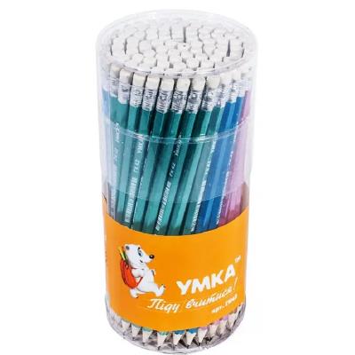 олів.граф., HВ, з ластиком, Metallic, (уп.100шт.в тубі), кол .в ас-ті, ГК42, УМКА ("12/144/2880") олів.граф., HВ, з ластиком, Metallic, (уп.100шт.в тубі), кол .в ас-ті, ГК42, УМКА ("12/144/2880")