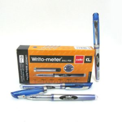 Ручка масляна CL "Writo-meter" 10 км 0,5мм синя, CL-8048 (12/144)