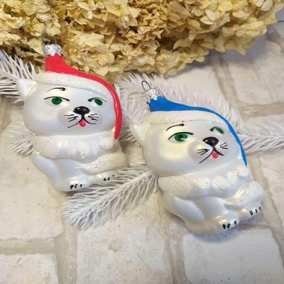 Новорічна прикраса "Котик" (ціна за шт.)